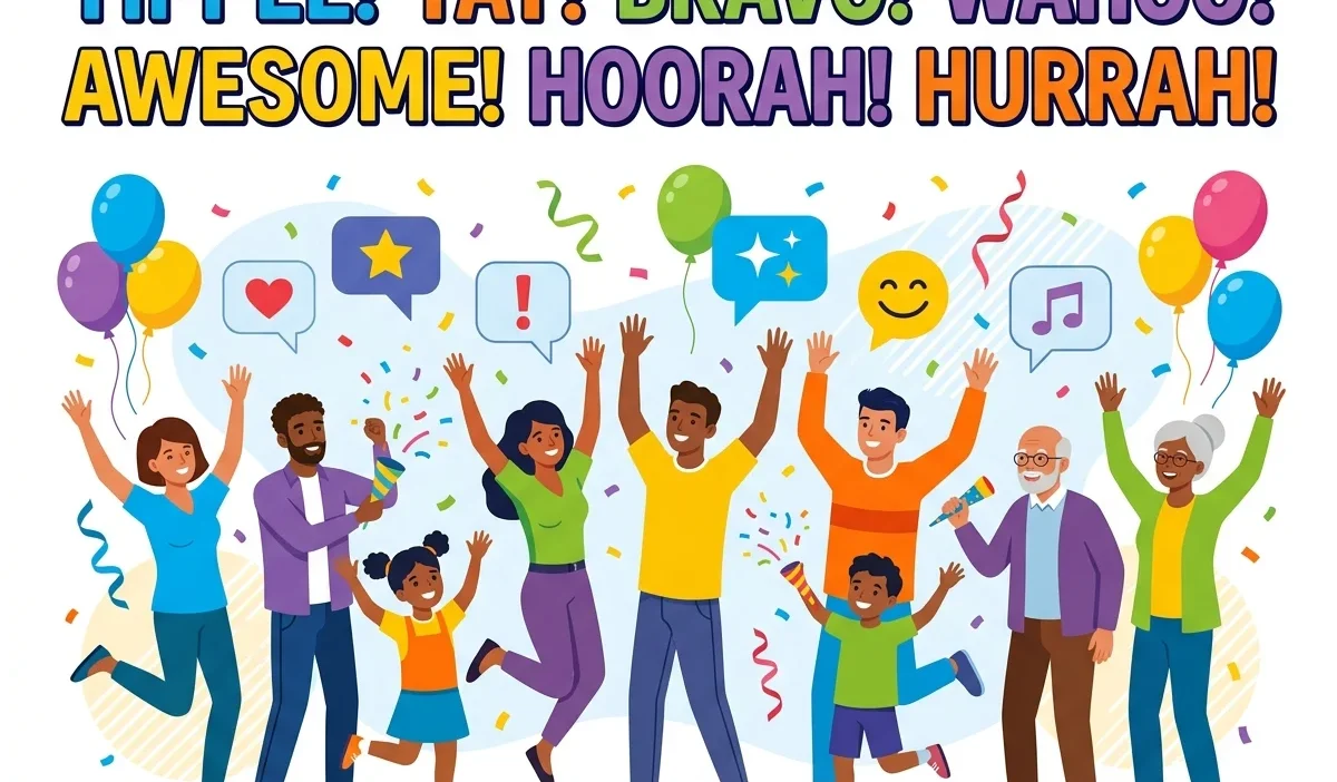 Synonyms for Hooray