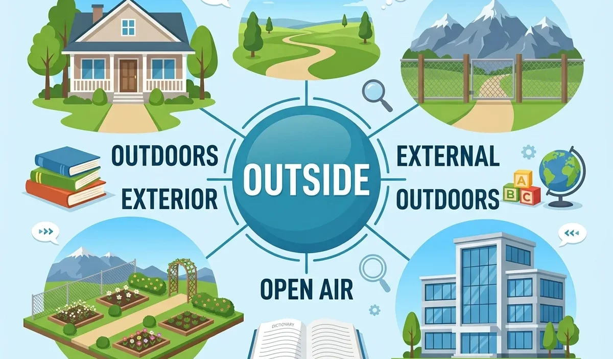Synonyms for Outside