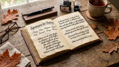 Synonyms for Poetry