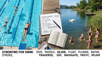 Synonyms for Swim