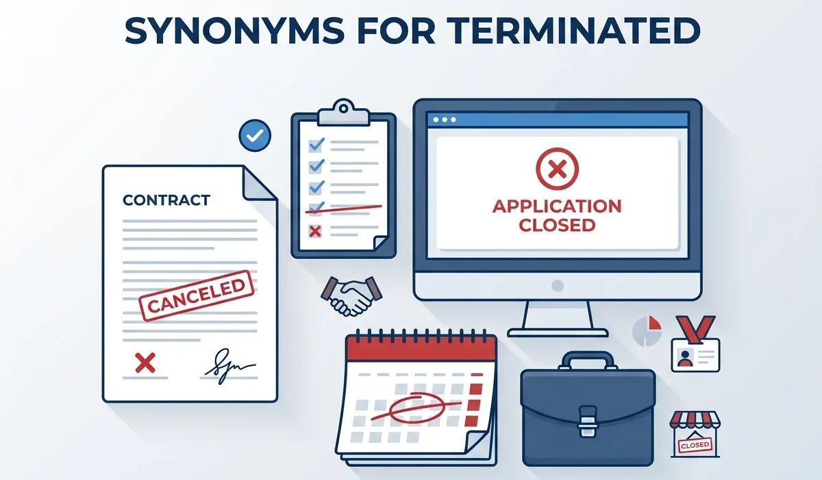 Synonyms for Terminated