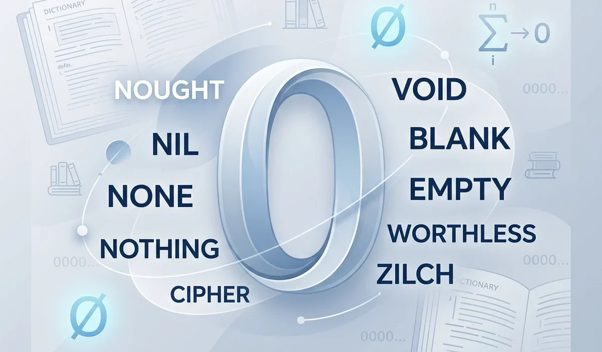 Synonyms of Zero